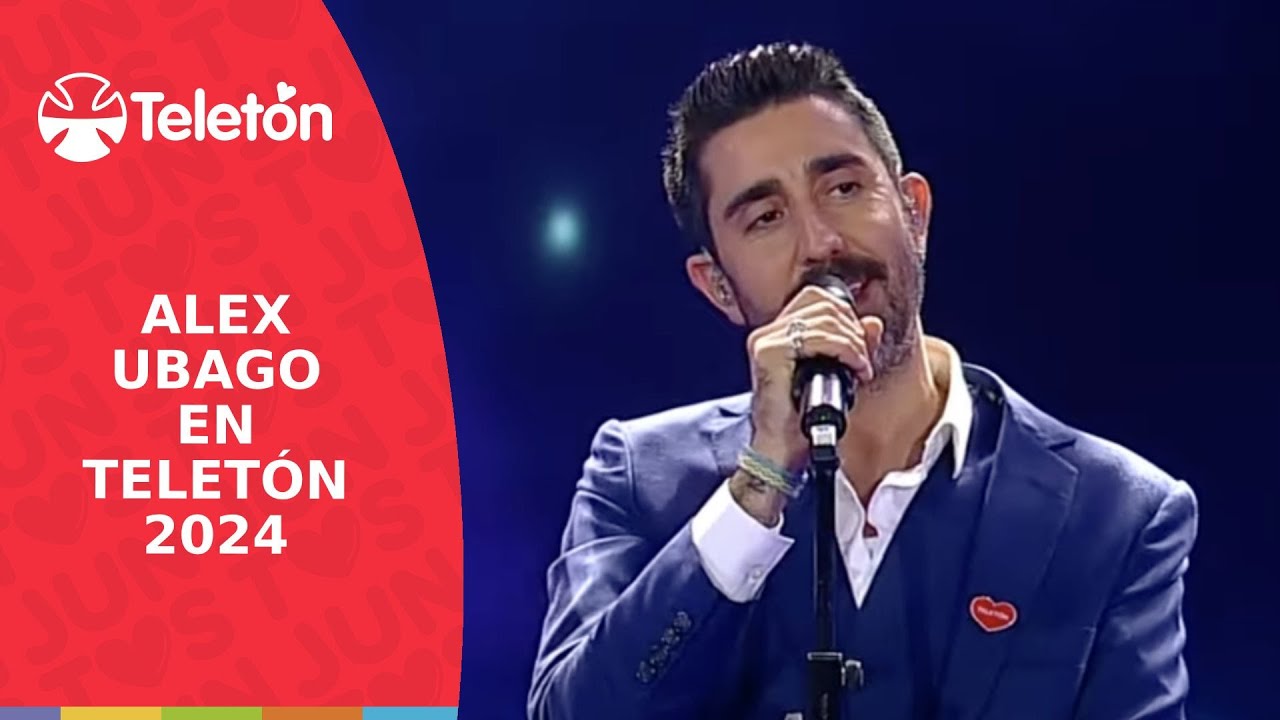 Álex Ubago en Teletón 2024 | Canal 13