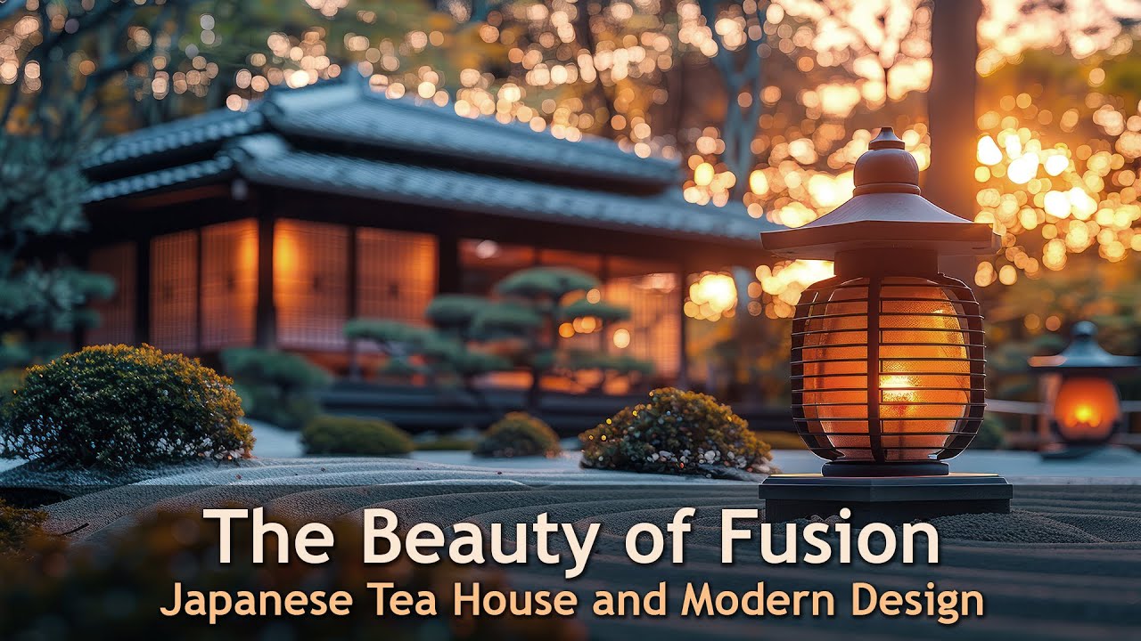 Traditional Japanese Tea House Meets Modern Minimalist Design