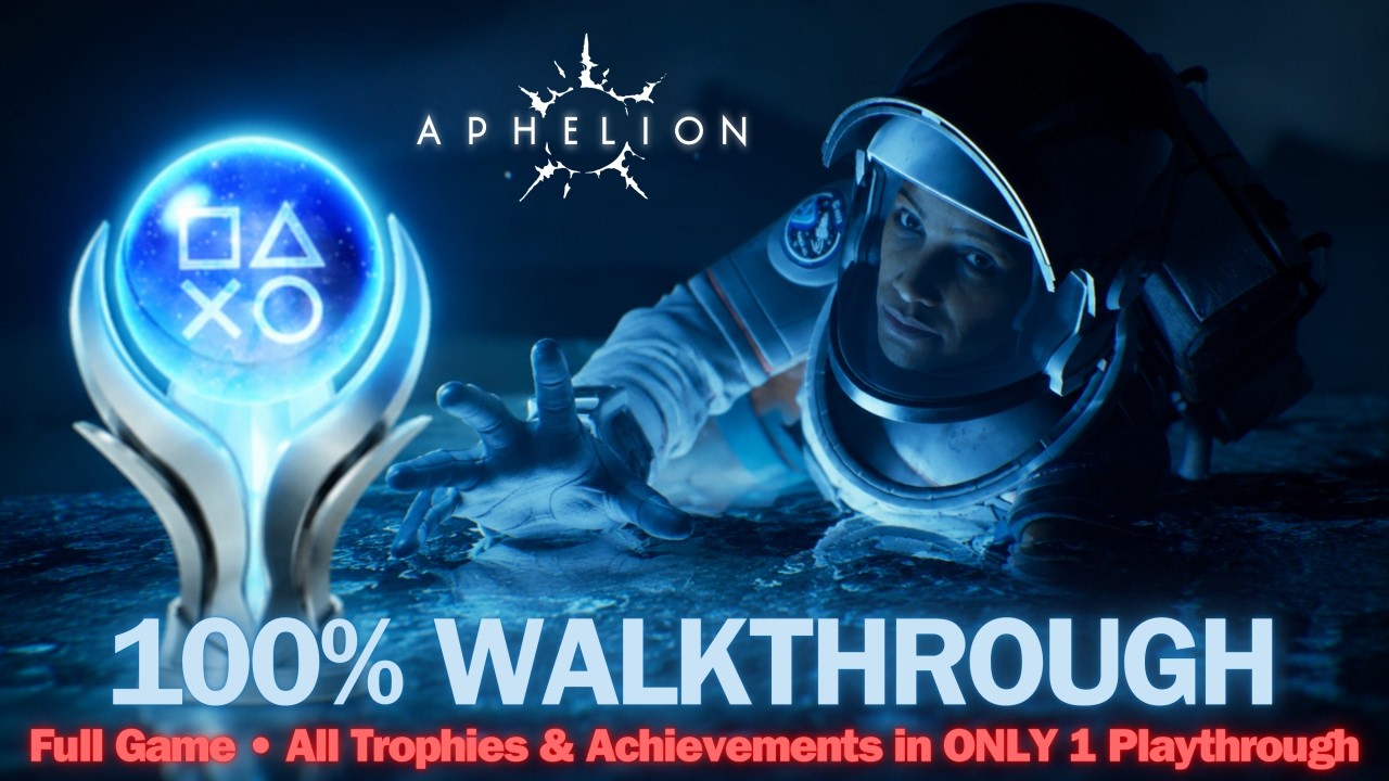 APHELION 100% Walkthrough Full Game | All Trophies & Achievements in 1 Playthrough