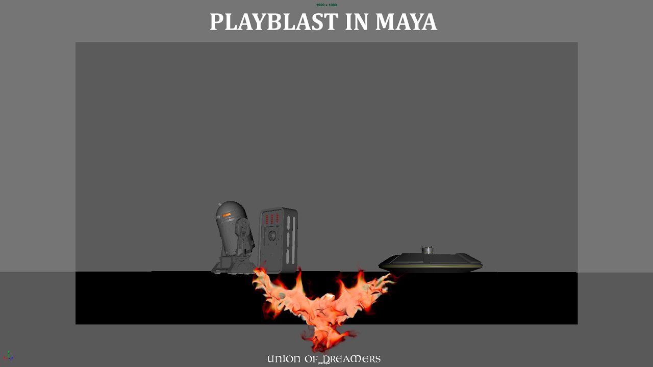 Cómo crear un Playblast en Maya / Playblast in Maya/