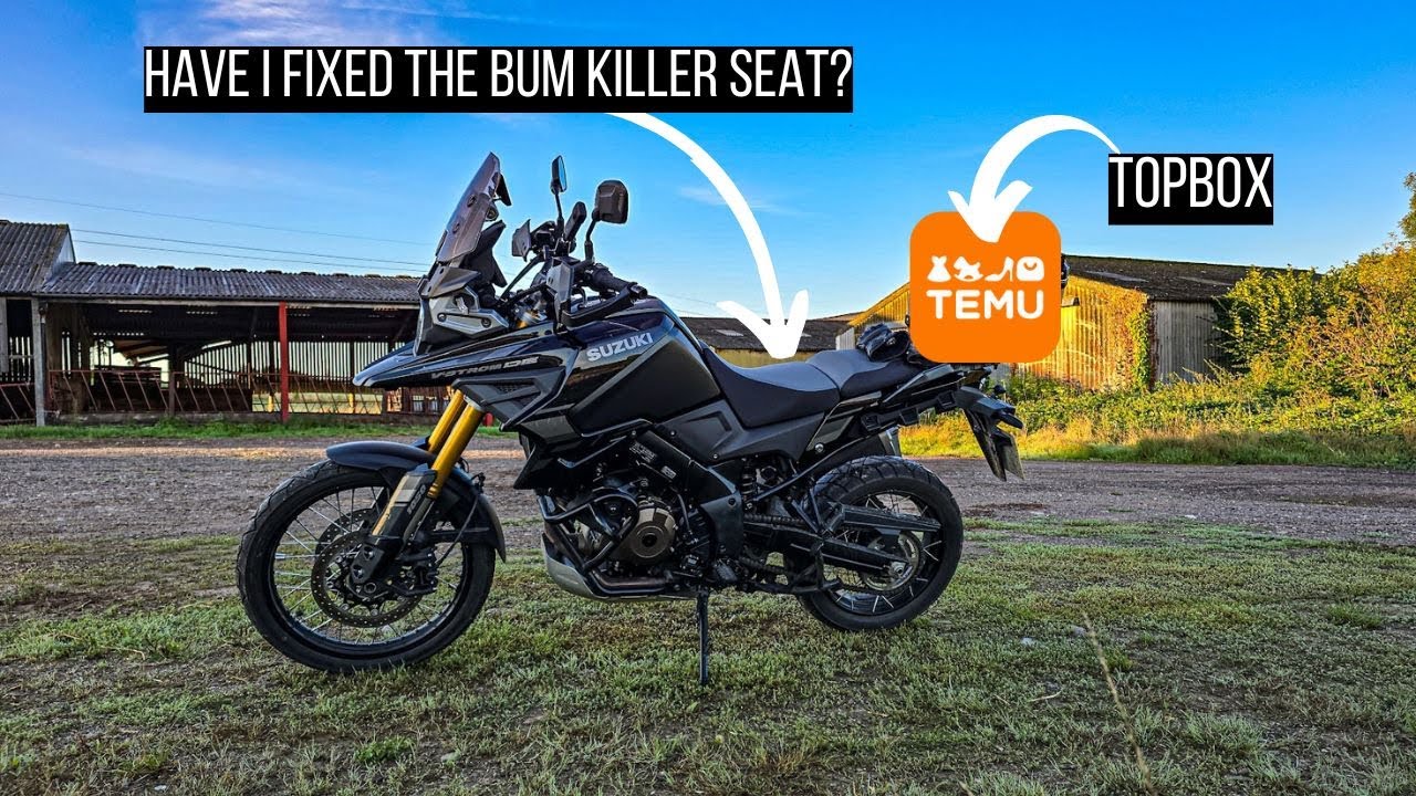 Temu Top Box and New Seat for the V-STROM 1050DE