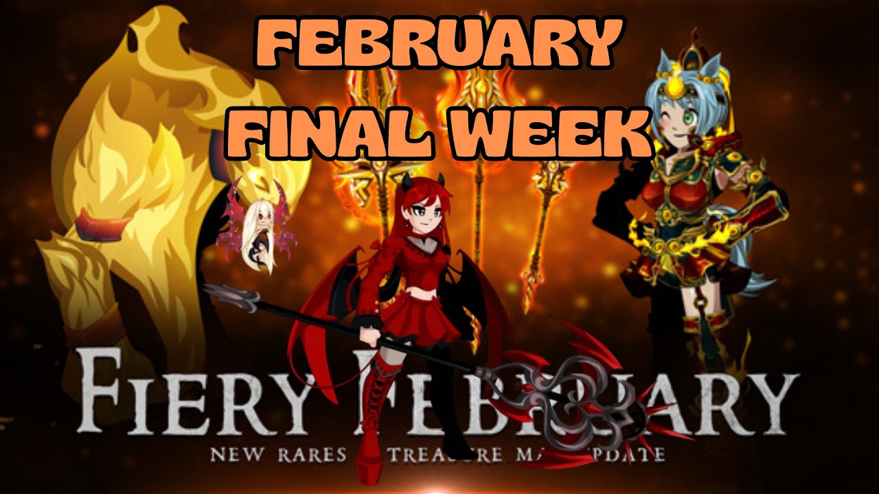 AQW Week 4 February Drops! FREE AC RARES, Serenity&rsquo;s Darkness, Treasure Map Update!