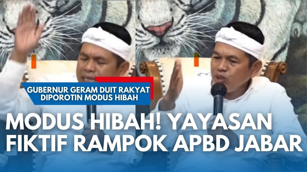 HIBAH BRUTAL! Yayasan Bodong 'Rampok' Duit APBD Jabar Miliaran, Dibongkar Kang Dedi Gubernur
