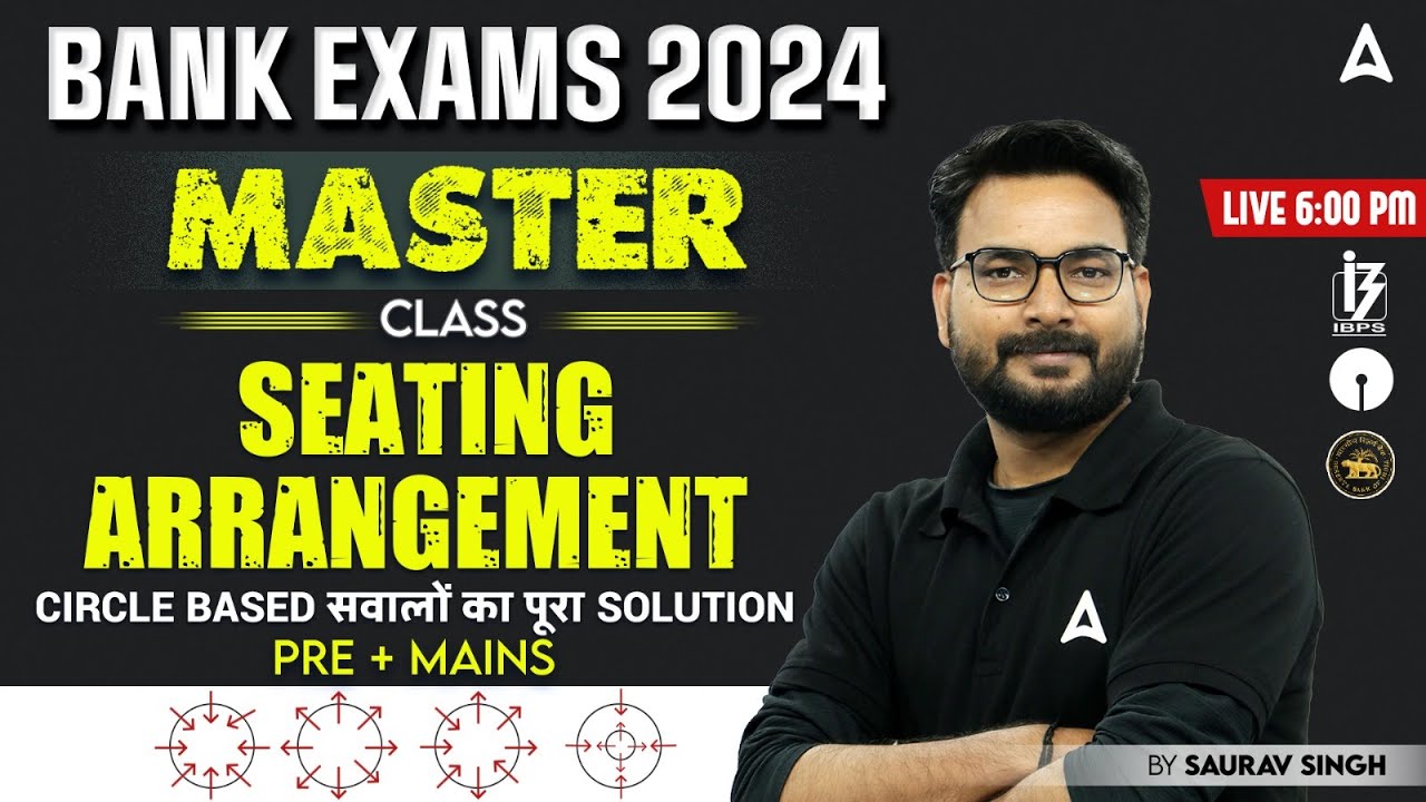 Seating Arrangement Reasoning Tricks (Circle Based) | Reasoning By Saurav Singh
