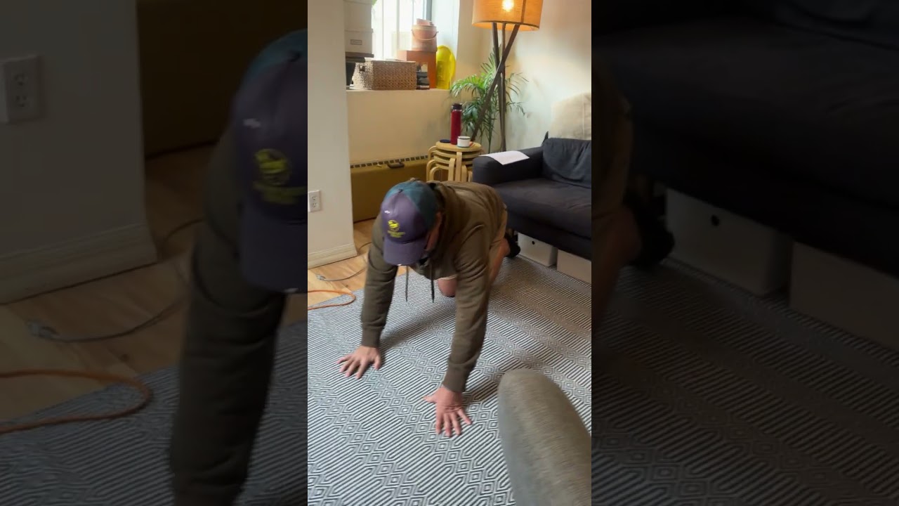 Thread the Needle w/ Knees Squeezed & Hips Forward