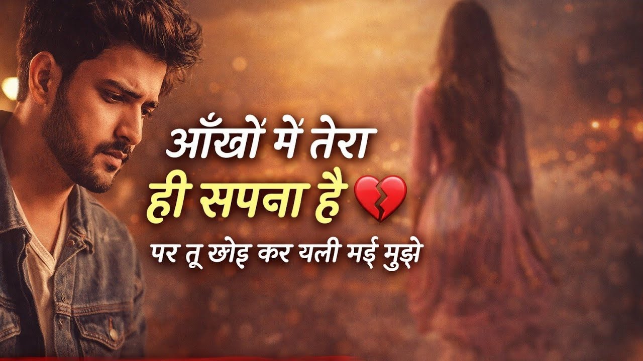 आँखों में तेरा ही सपना है 💔 | Heart Touching Hindi Sad Song | New Emotional Song 2026 #hindisong