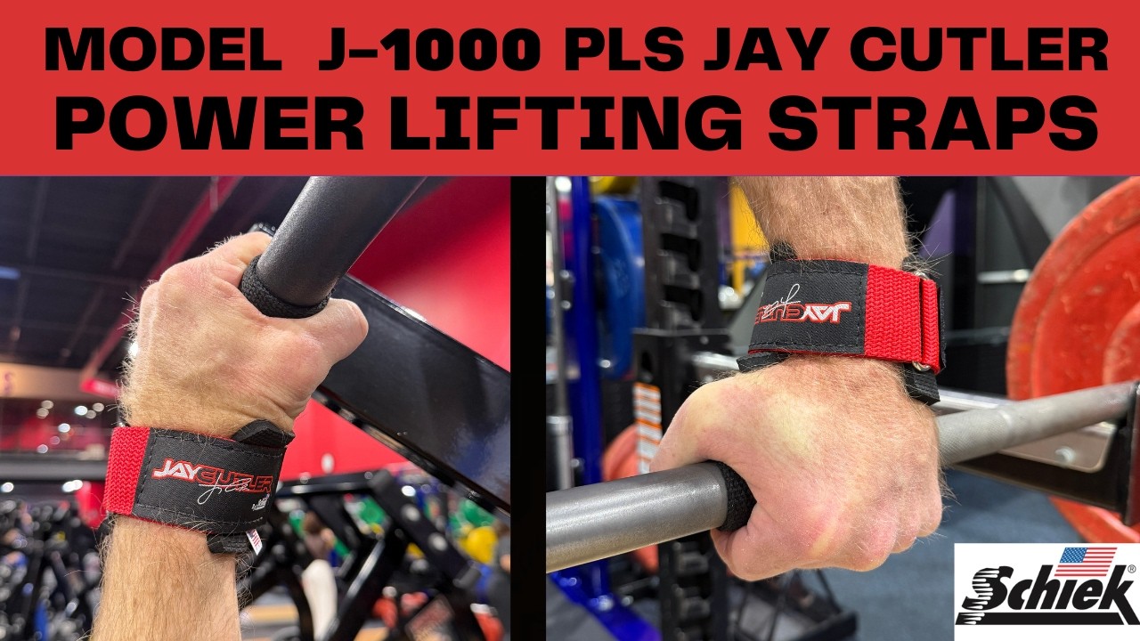 Jay Cutler Power Lifting Straps - Schiek Model J-1000PLS