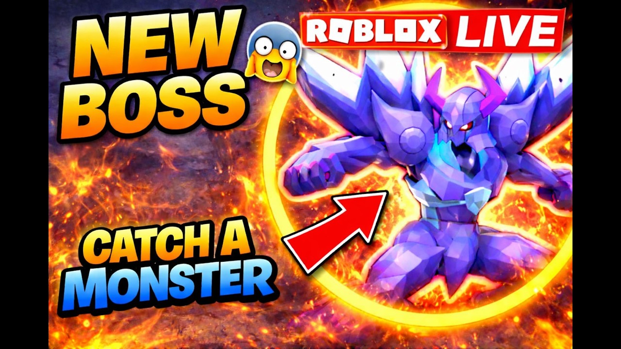 ADMIN ABUSE EVENT 😈 Catching the MONSTER LIVE! #roblox#catchamonster