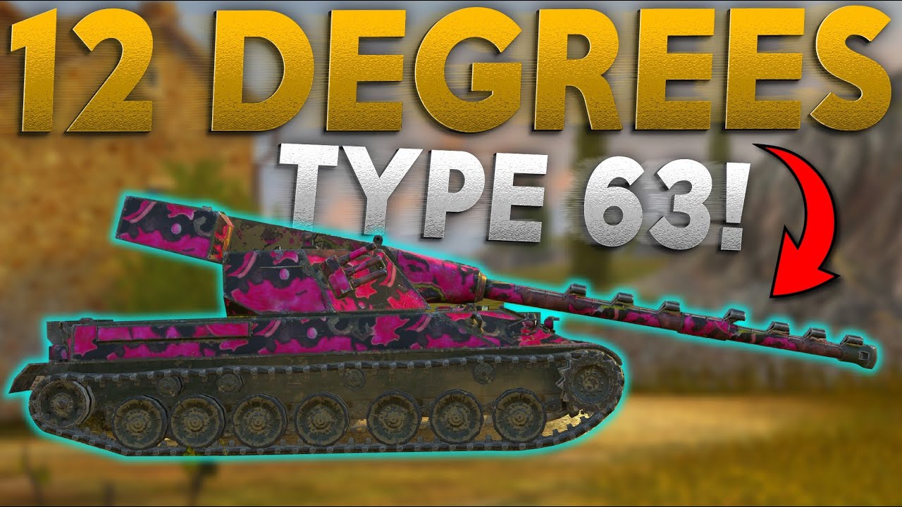 12&deg; Gun Depression on a HEAVY Tank? Type 63 Is BROKEN