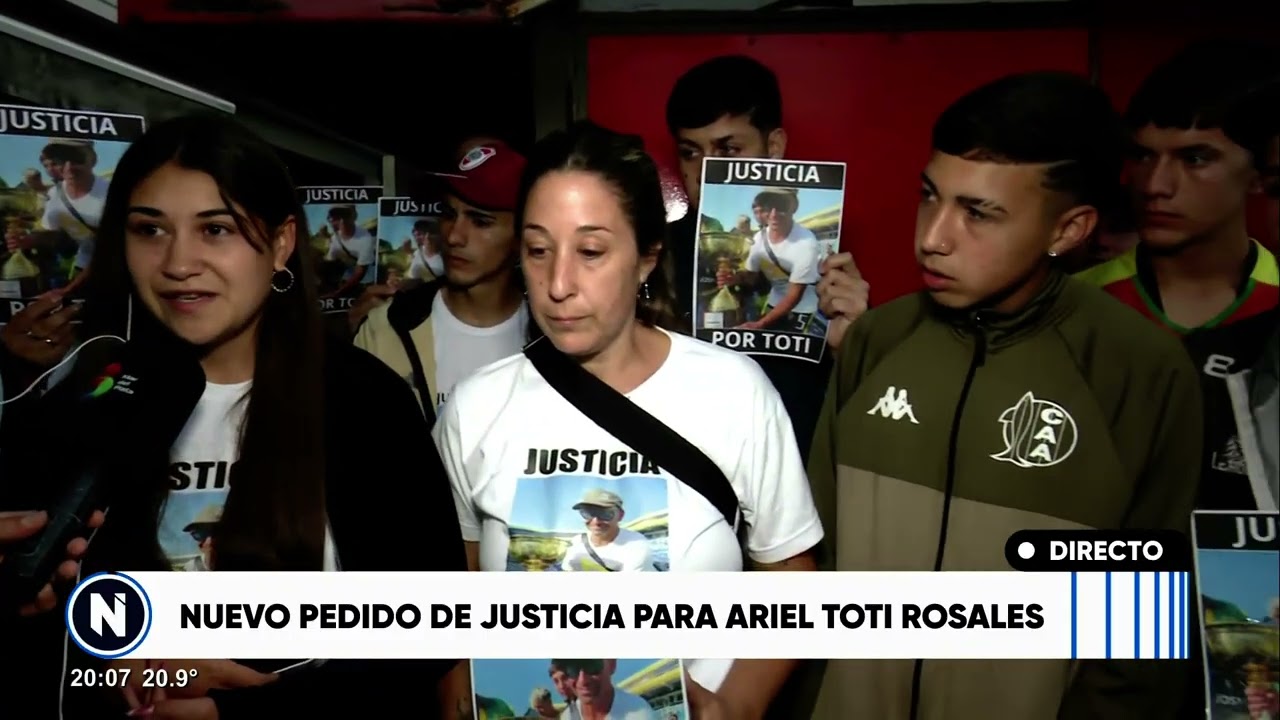 NUEVO PEDIDO DE JUSTICIA PARA ARIEL TOTI ROSALES