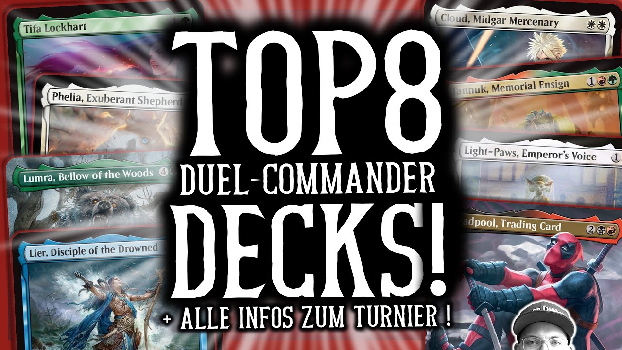 MTG: TOP 8 Decks der Underworld Championship 2025! +Alle Infos zum kommenden Duel Commander Turnier!