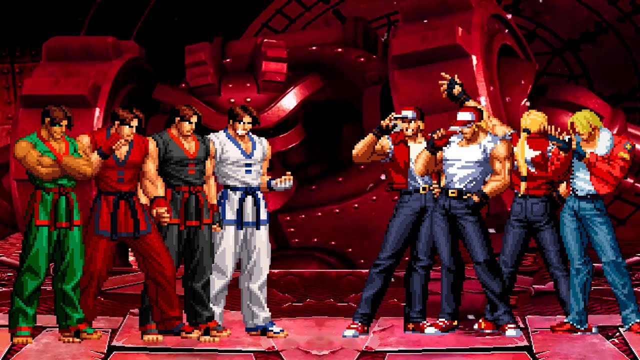 [KOF Mugen] Kim Kaphwan Team vs Terry Bogard Team