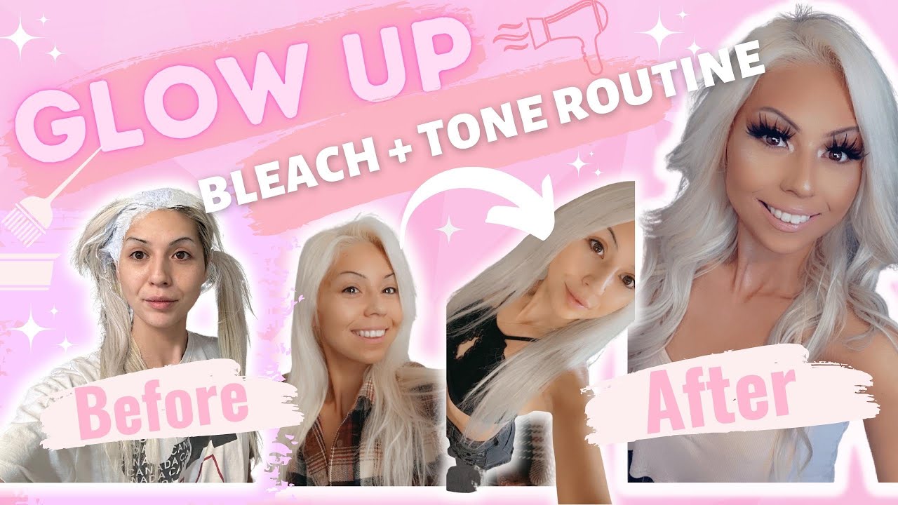 GLOW UP BLEACH & TONE ROUTINE