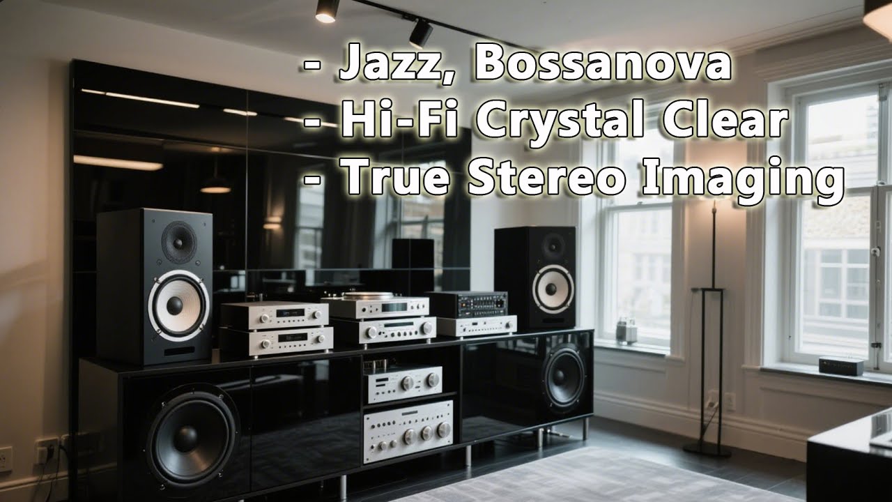 Hi-Fi Jazz Bossanova, Crystal Clear in True Stereo Soundscapes.