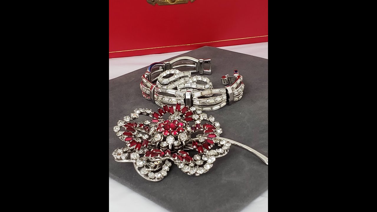 Lovely vintage jewelry by Christian Dior and Trifari.