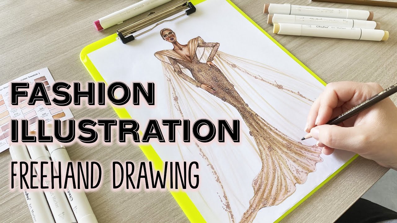 Disegnare un figurino moda a mano libera