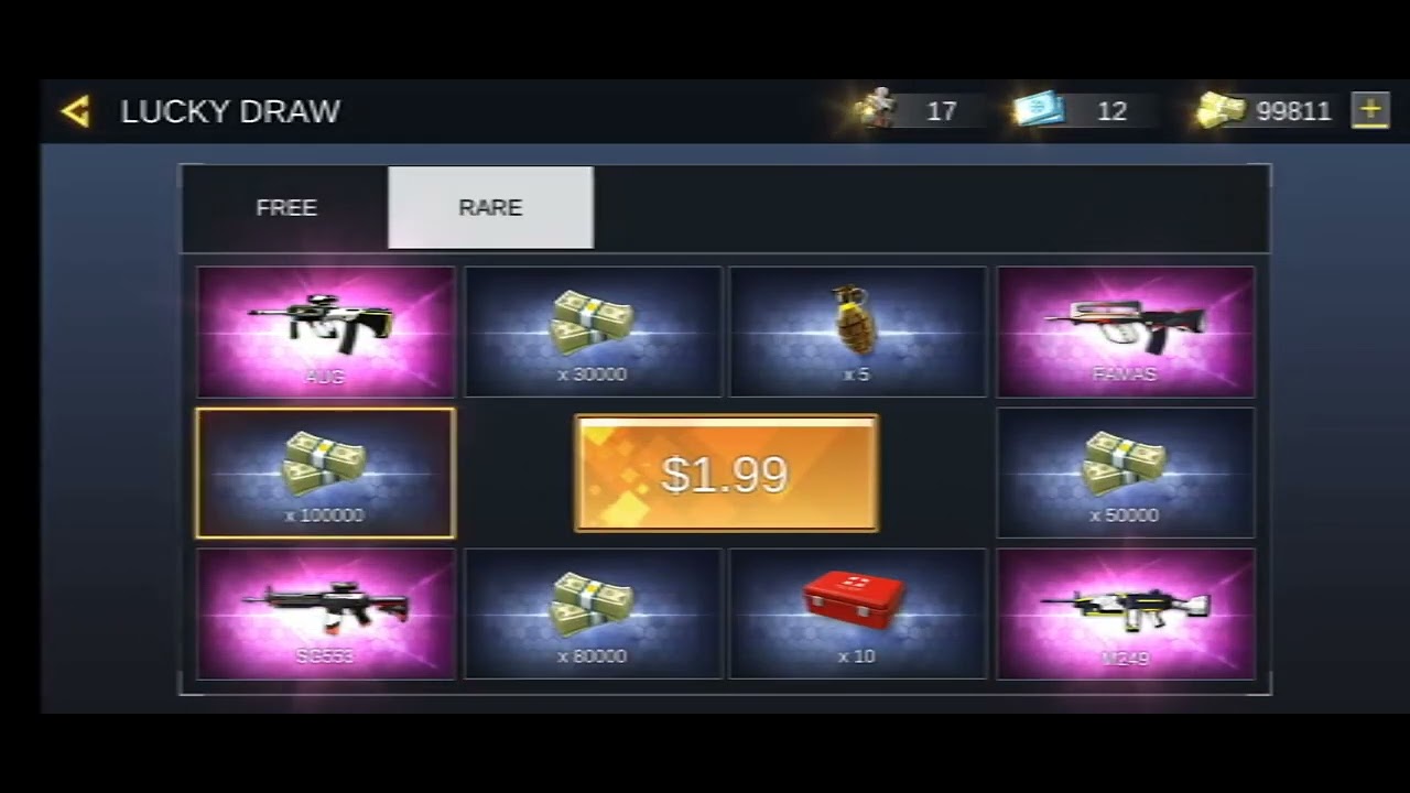STRIKE OPS|| LUCKY DRAW|| P90