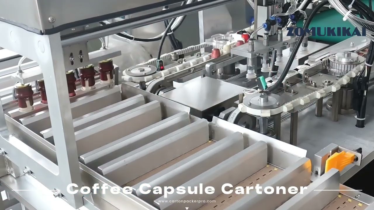 ZOMUKIKAI fully automatic coffee capsule cartoning machine box packaging machine