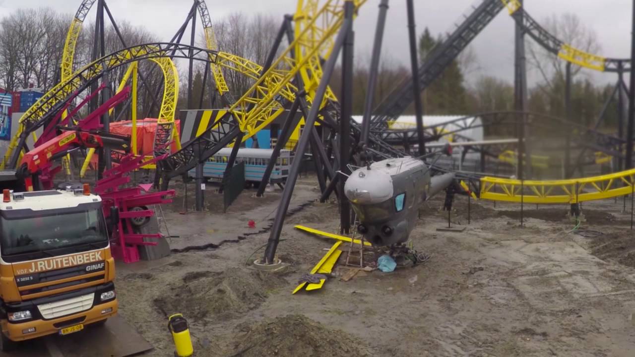 Walibi Holland - Lost Gravity - Time Lapse