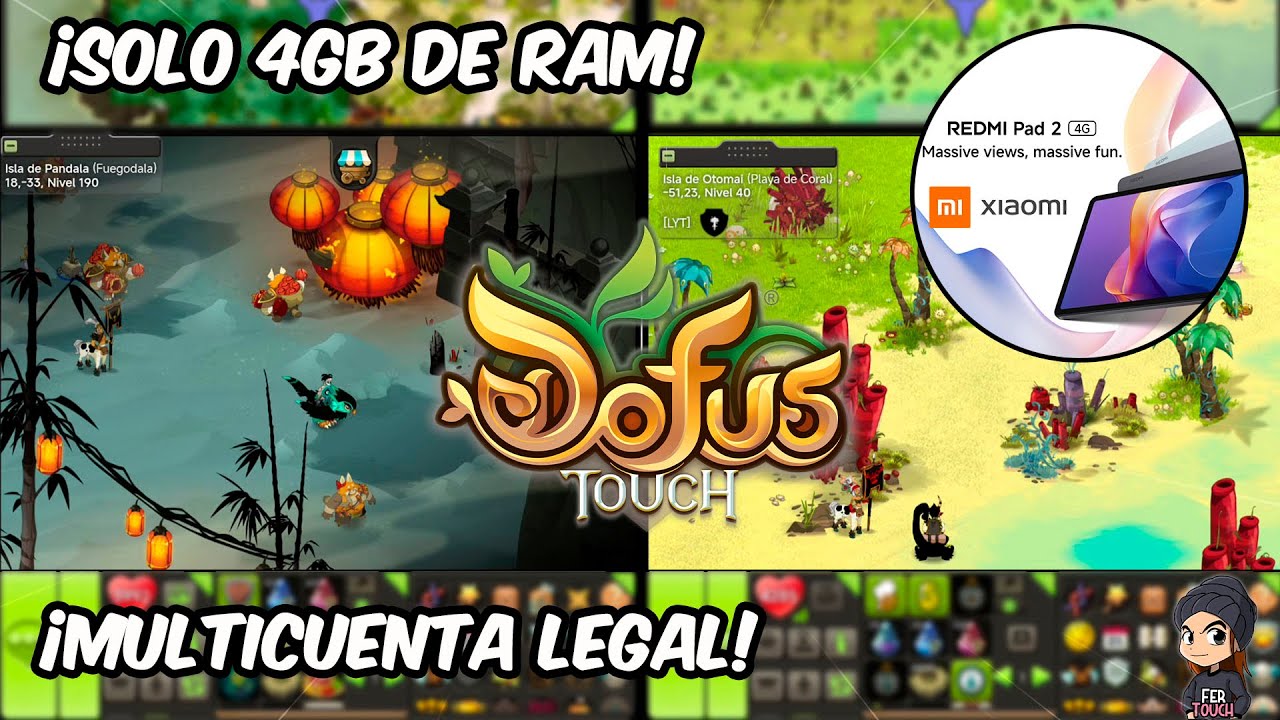 4 Pjs en una SOLA Tablet! Xiaomi Redmi Pad 2 - 4gb RAM! (DOFUS Touch)
