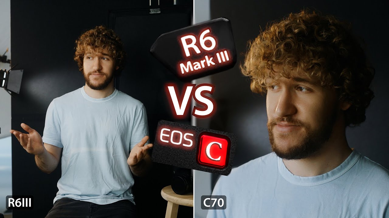 Canon R6III vs. Canon C70 - Open Gate / Dynamic Range / Sharpness TESTED