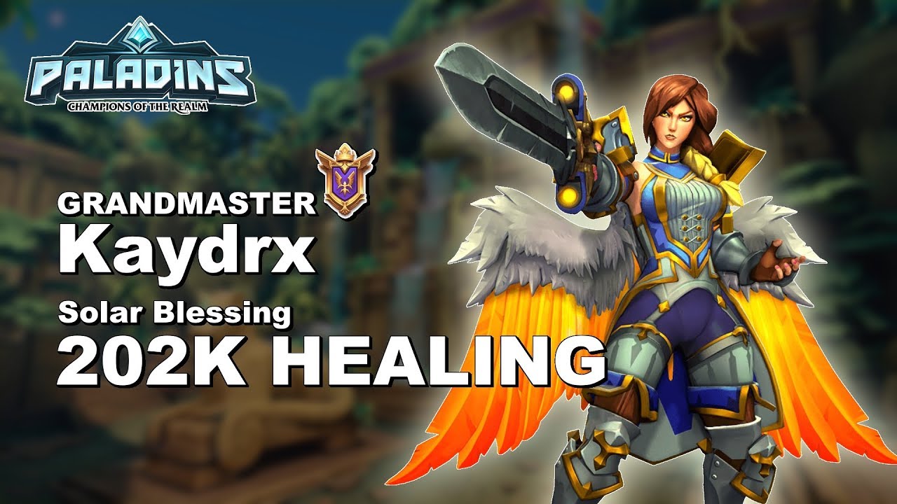 Kaydrx Furia 202K HEALING!! Paladins GM (TOP 12) Ranked Gameplay 1440p High Quality Video