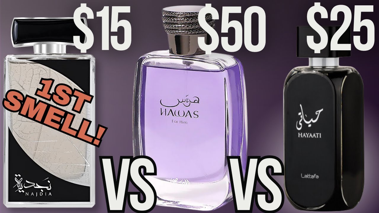 I Bought The Cheapest Lattafa on Amazon! Najdia vs Rasasi Hawas vs Hayaati Black vs Invictus