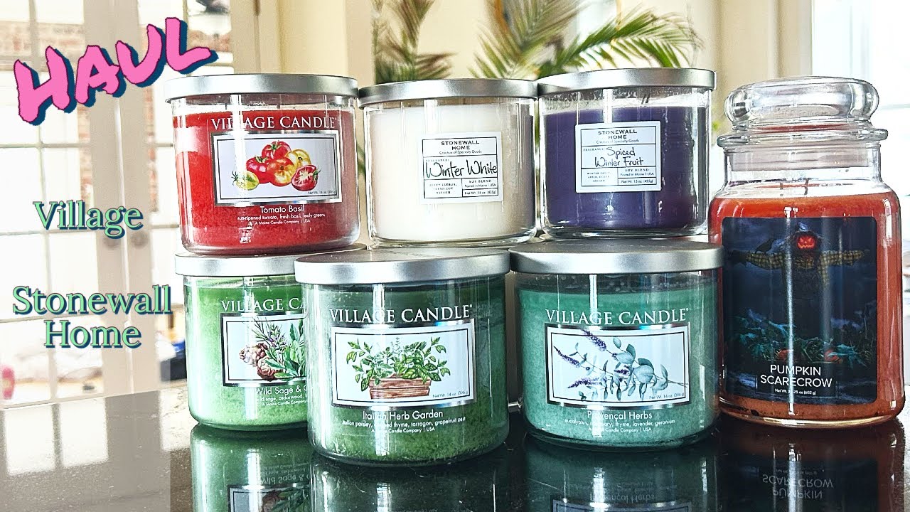 Покупки и первые впечатления от свечей от Village Candle/Stonewall Home 📦!