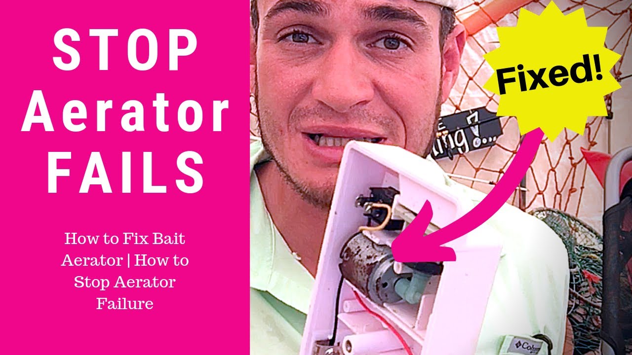 How to Fix Bait Aerator | How to Stop Aerator Failure