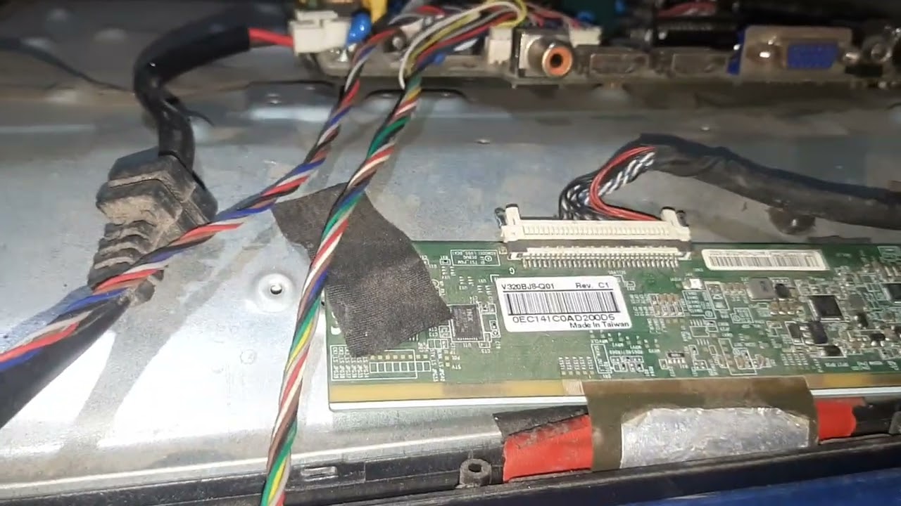 v320bj8-q01 double image /black lcd problam solve