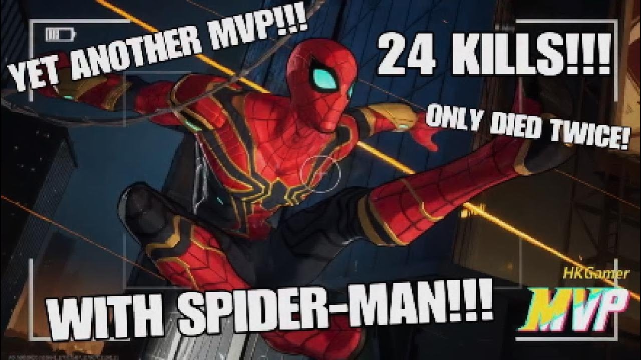 SECOND MVP WITH SPIDER-MAN! AND I ONLY DIED TWICE!