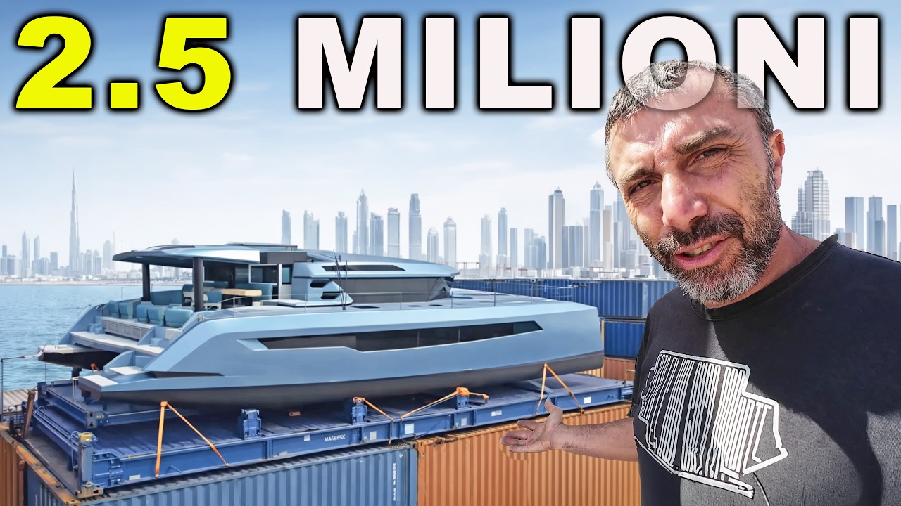 Dubai: Come è fatta una BARCA da 2.5 MILIONI DI EURO.  Possiamo usarne i segreti ?