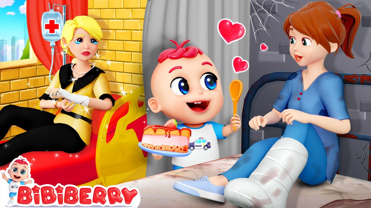 Don't Feel Jealous Song ❤️ Bottle Feeding Song | Funny Kids Songs | Bibiberry Nursery Rhymes