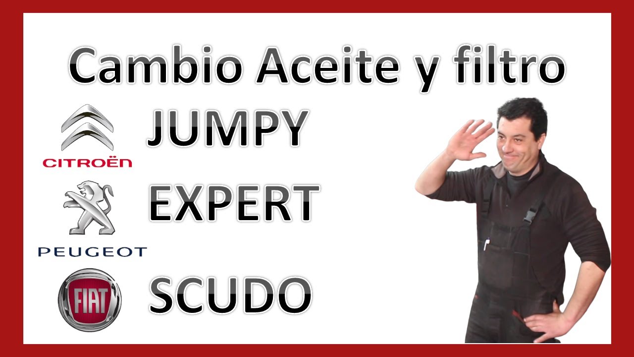 Cambio Aceite y filtro Fiat Scudo/Peugeot Expert/Citroen Jumpy
