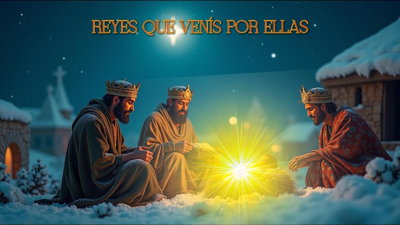 Villancico REYES QUE VENÍS POR ELLAS