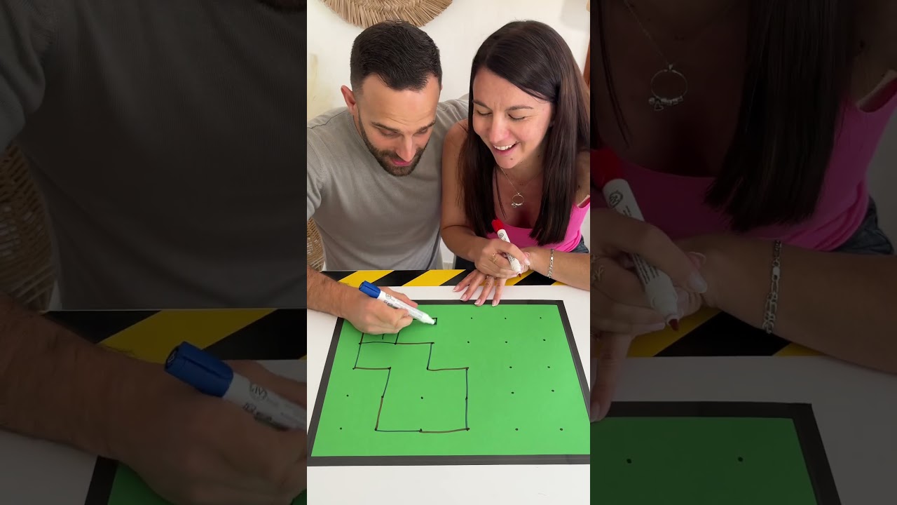 1 feuille + 1 crayon = un jeu simple, dr&ocirc;le et gratuit 😁 #jeu #challenge