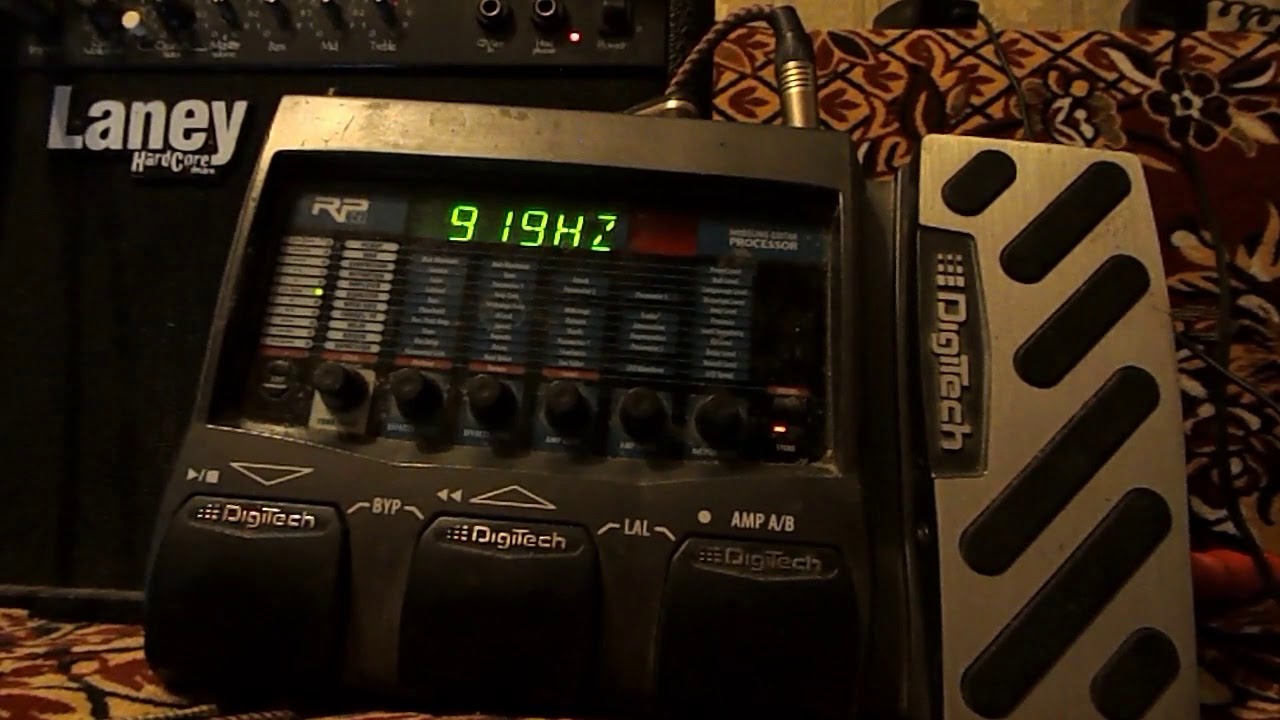 Digitech RP 350  попытка высекать тяжмет