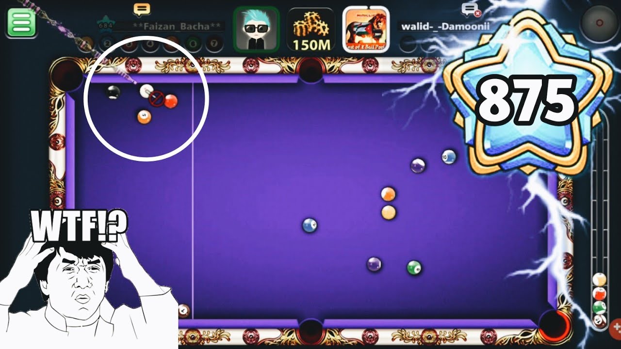 Walid Damoni Level 875 Can He Solve This situation - 8 Ball pool |Miniclip