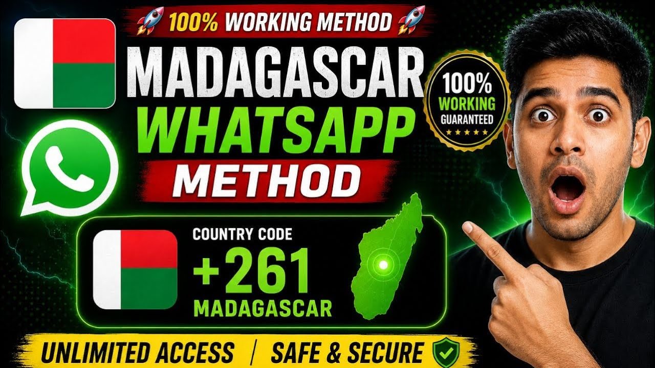 🔥 কিভাবে Madagascar (+261) Unlimited WhatsApp অ্যাকাউন্ট খুলবেন? | Madagascar 🇲🇬 WhatsApp 2026 
