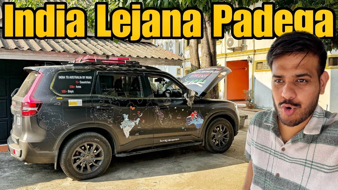 Laos Mein Scorpio-N Kharab - India Lejana Padega 😭 |India To Australia By Road| 