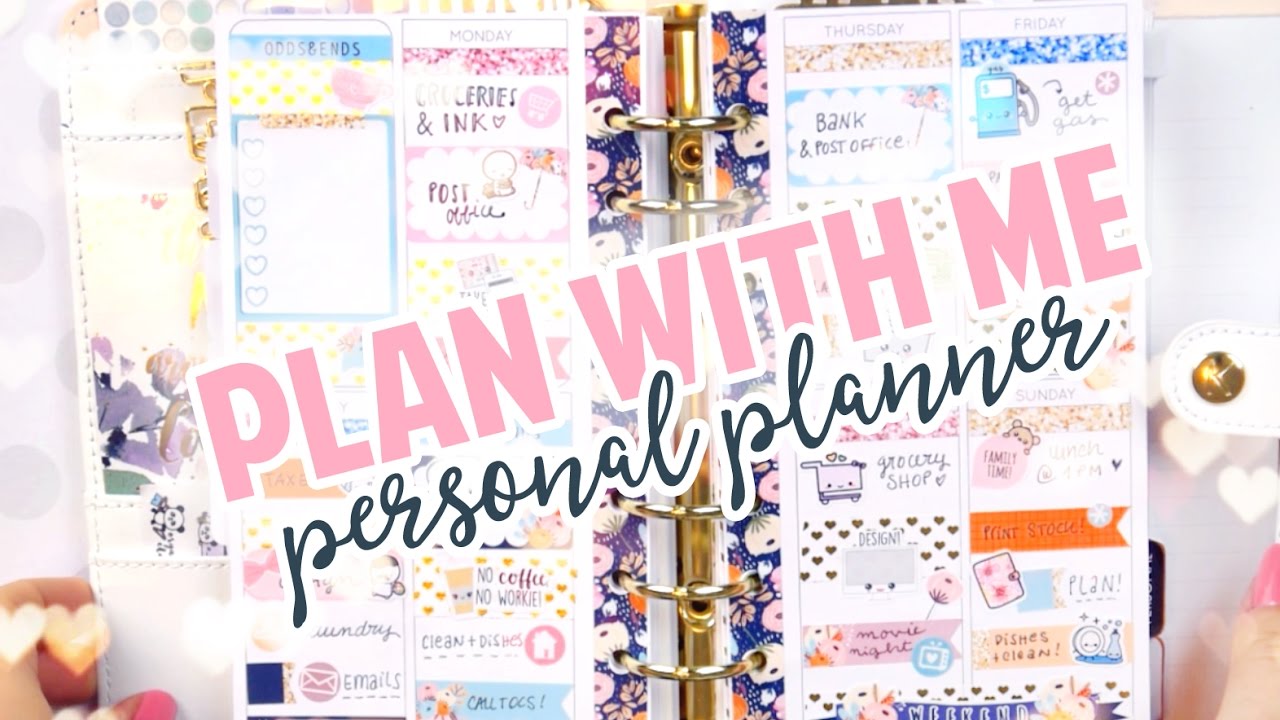 Plan with me &hearts; Personal Planner - Rainy Days Kit