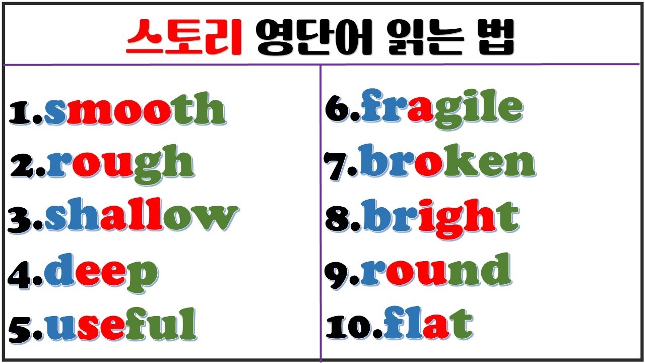 스토리로 발음과 의미를 한 번에(26일 차) / 초보자도 쉽게 영어 읽는 법
