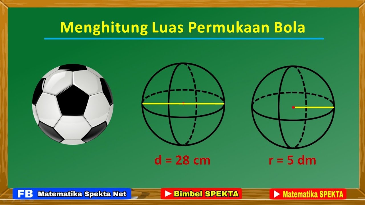 Cara Menghitung Luas Permukaan Bola