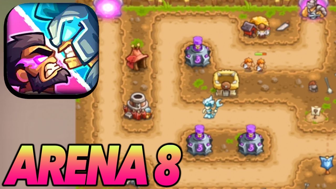 KINGDOM RUSH BATTLES - Arena 8 Hushwoods, Cutthroat Camp Best Defence / Deck