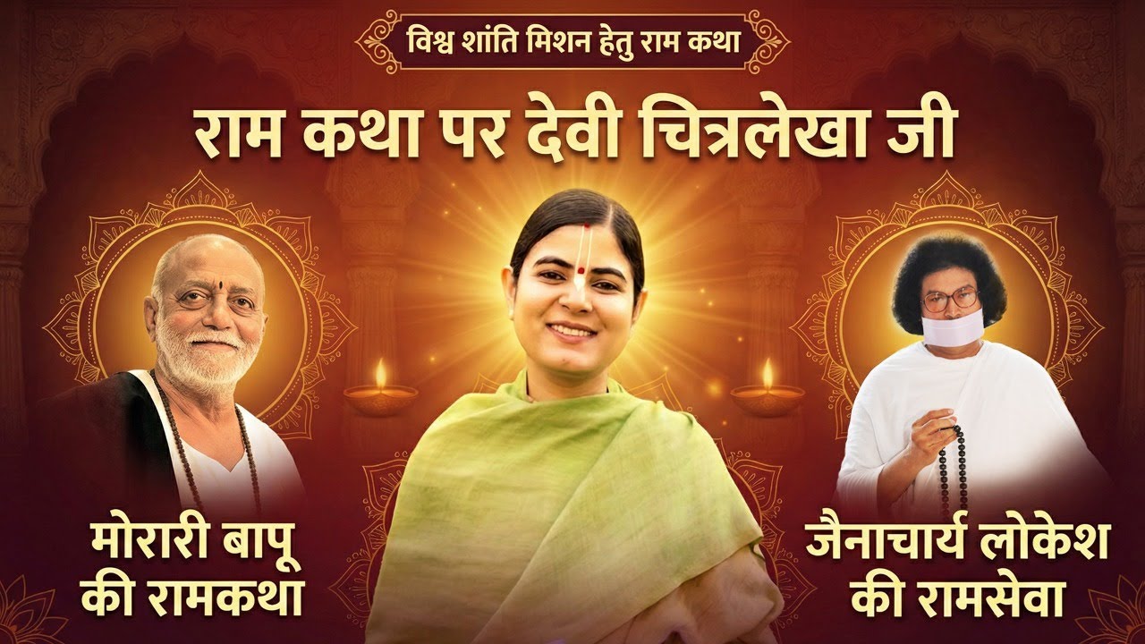 “राम कथा पर देवी चित्रलेखा जी” @Chitralekhaji