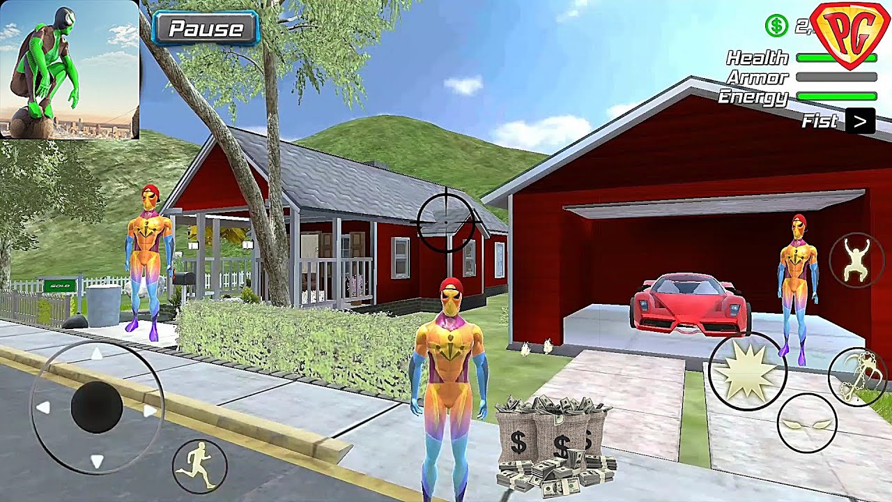 Rope Frog Ninja Hero - Strange Gangster Vegas #94 I bought a new house