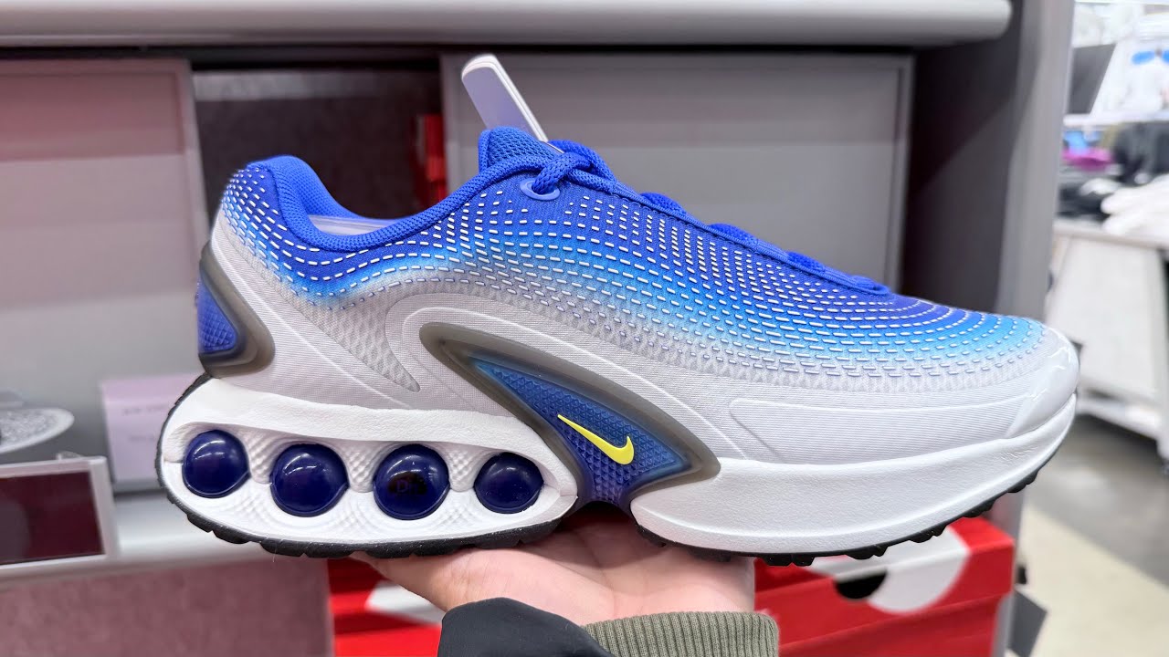 Nike Air Max DnRacer Blue Vibrant Yellow