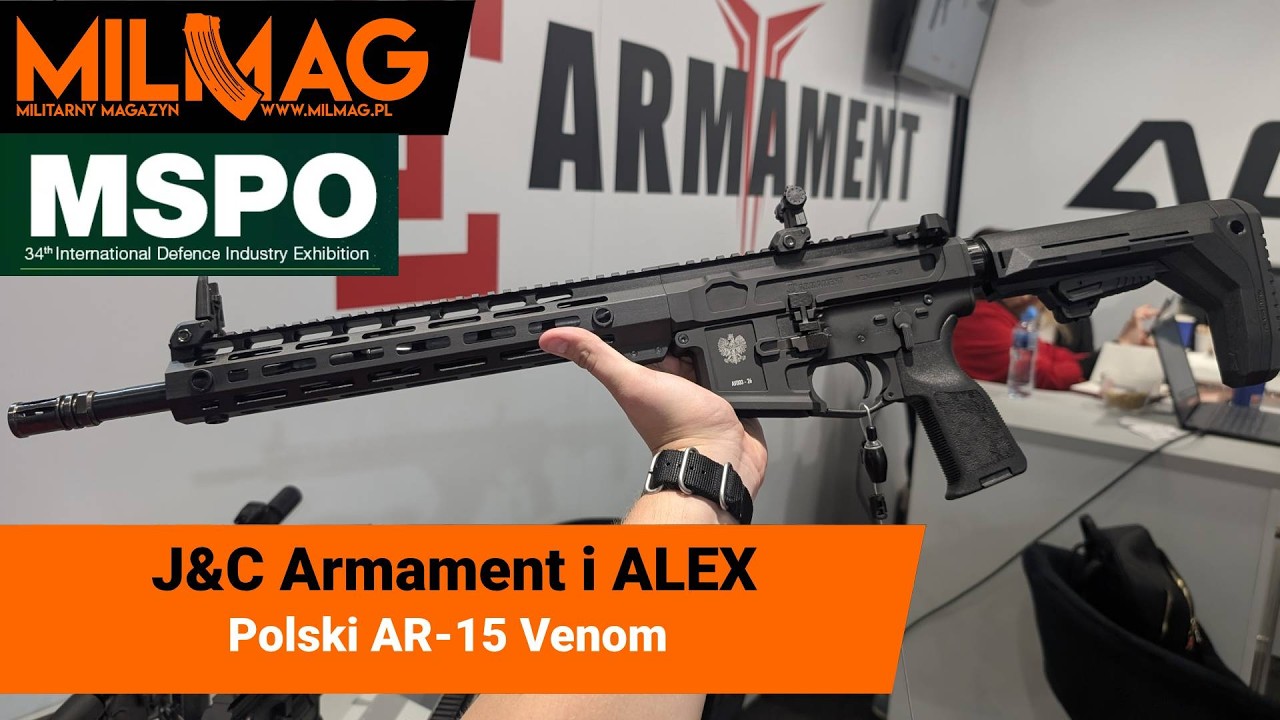 MSPO 2026: Nowy polski AR-15 Venom od J&C Armament i ALEX