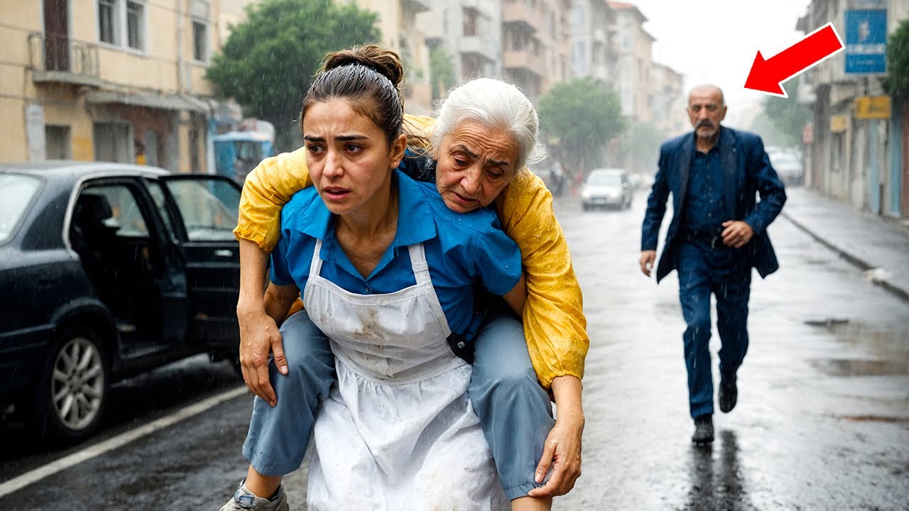 Yaşlı Kadına Yardım Eden Temizlikçi İşini Kaybetti — Kadının Milyonerin Annesi Olduğunu Bilmiyordu