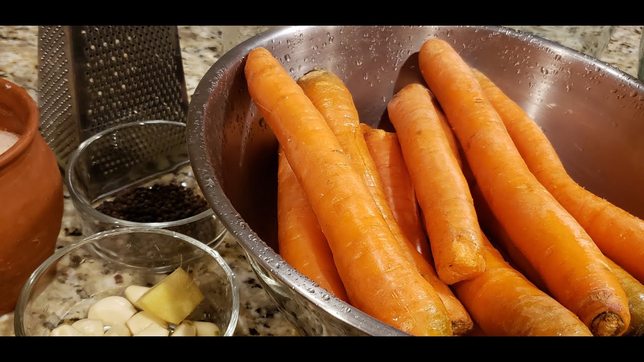 GOOD PROBIOTICS ~ How to Make FERMENTED CARROTS